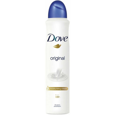 Buy Dove Deodorant Spray Original 250ml Online in Singapore | iShopChangi