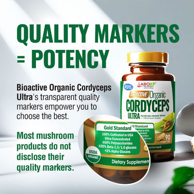 LABO NUTRITION [Bundle of 2] LABO Nutrition Bioactive Organic Cordyceps Ultra 90s 3