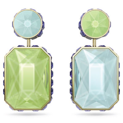 Double sided drop best sale earrings