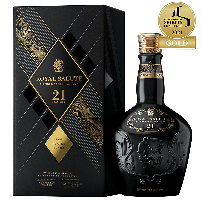 noget have Instruere Buy ROYAL SALUTE 21 YEARS OLD THE PEATED BLEND SCOTCH WHISKY 700ML 40% -  TRAVEL EXCLUSIVE Online in Singapore | iShopChangi