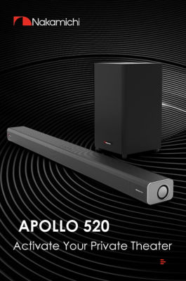 Nakamichi Apollo 520 Soundbar Wireless Subwoofer 3