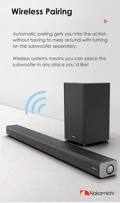 Nakamichi Apollo 520 Soundbar Wireless Subwoofer 6