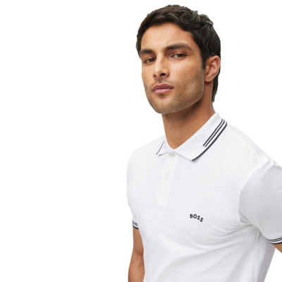 Slim Fit Stretch Cotton Polo