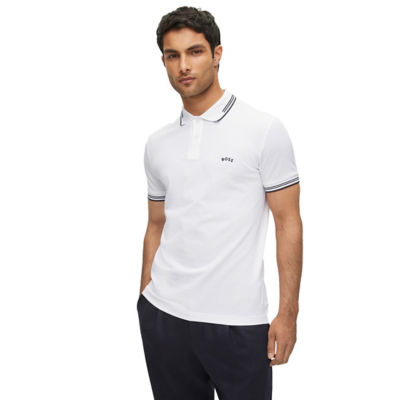 White hugo boss outlet polo