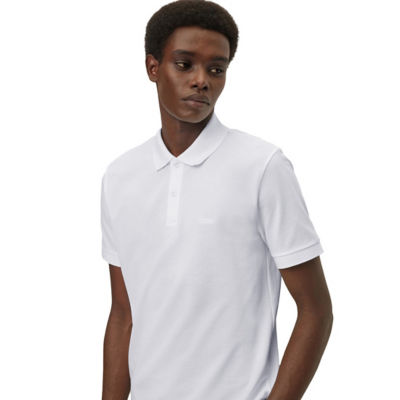Buy Organic-Cotton Polo Shirt with Embroidered Logo Online in