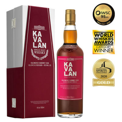 Buy KAVALAN OLOROSO SHERRY OAK SINGLE MALT WHISKY 1000ML 46
