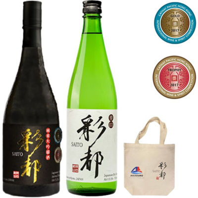 Buy [BUNDLE] SAITO DRY 1800ML + JUNMAI DAIGINJO 1800ML (SAITO CANVAS