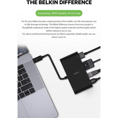 Belkin Usb-C Multimedia + Charge Adapter 100W 4