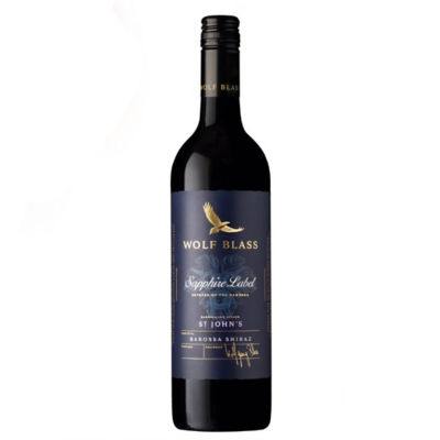 WOLF BLASS SAPPHIRE LABEL ESTATES OF BAROSSA ST. JOHN'S SHIRAZ 14.5% 750ML
