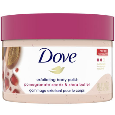 DOVE BODY POLISH POMEGRANATE SEEDS SHEA BUTTER 298
