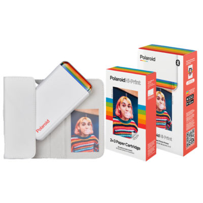 Polaroid Hi-Print 2x3 Pocket Photo Printer and Paper Bundle