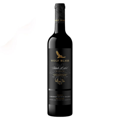 WOLF BLASS BLACK LABEL CAB SHIRAZ MALBEC LANGHORNE CREEK MCLAREN VALE BAROSSA VLY 47TH 2019 14.5% 750ML