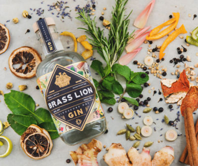 BRASS LION SINGAPORE DRY GIN 40 500ML