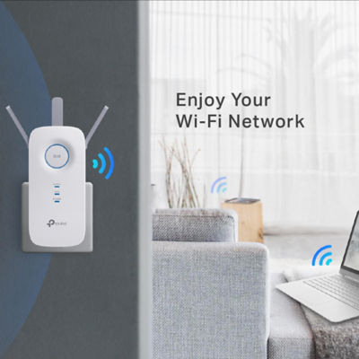 Tp Link Re450 Ac1750 Wall Plug Wi-Fi Range Extender 5