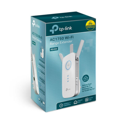 Tp Link Re450 Ac1750 Wall Plug Wi-Fi Range Extender 6