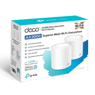 TP LINK [Bundle] 2x Tp Link Deco X50 Ax3000 Whole Home Mesh Wi-Fi 6 System 8