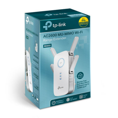 TP LINK TP链接RE650 AC2600墙插头WiFi范围扩展器 6