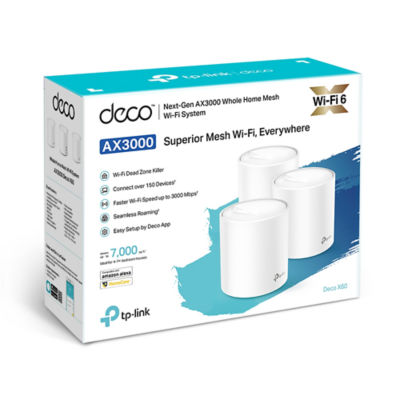 TP LINK [束] 3x TP链接DECO X60 WI-FI6 AX3000网格 6