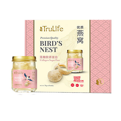 TRULIFE [Bundle of 3] TRULIFE Premium Bird’s Nest With Collagen (Sugar Free) 6’s x 70g 2