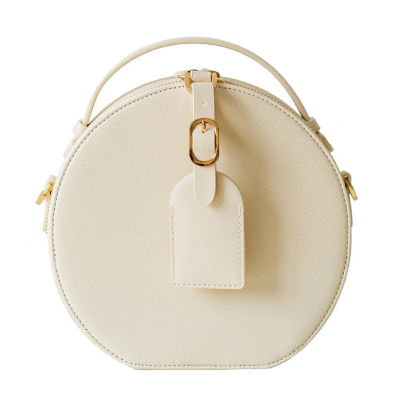 Buy NAOMI TOP HANDLE CIRCLE BAG IN IVORY Online in Singapore