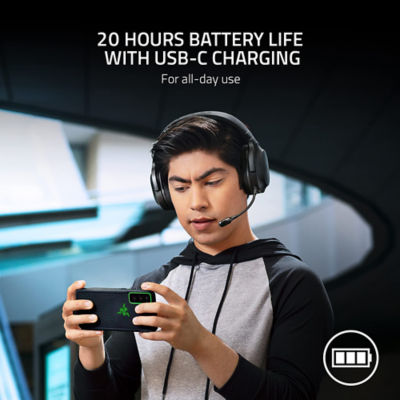 Razer梭子鱼X（2022） - 无线多平台游戏和移动耳机 7