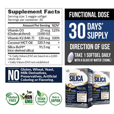 LABO NUTRITION [Bundle] 2 Bioactive Silica 30s + FlexC CARE EX 50ml 7