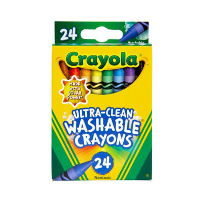 Buy CRAYOLA 24 COLOR ULTRA CLEAN WASHABLE CRAYONS Online in Singapore ...