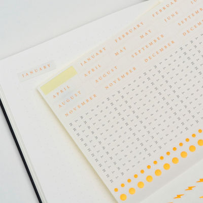 Leuchtturm1917 Bullet Journal Edition 2 A5 中号笔记本黑色 7