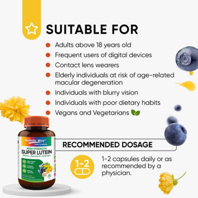 Holistic Way Super Lutein — Vegan (60s) 6