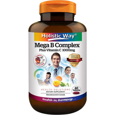 Buy Holistic Way Mega B Complex + Vit C 1000mg Online In Singapore ...