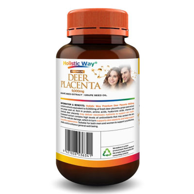 Holistic Way Holistic Way Premium Deer Placenta Fresh 9000mg (60s) 9