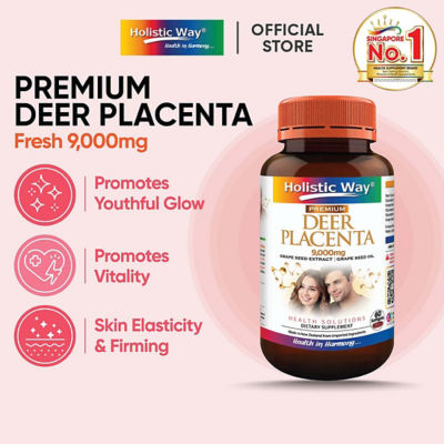 Buy Holistic Way Holistic Way Premium Deer Placenta Fresh 9000mg