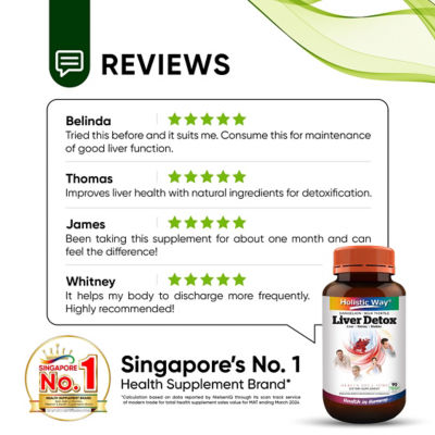 Holistic Way Liver Detox + Dandelion and Milk Thistle for Alcohol Defence — Vegan (90s) 7