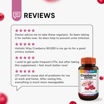 Holistic Way 蔓越莓 60,000 (远离尿道感染!) — 纯素 (60 粒素胶囊) 9