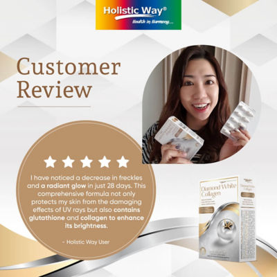 Holistic Way Premium Gold 美白胶原蛋白 – 美白, 护肤防晒, 肌肤晶莹剔透 (30 粒胶囊) 11