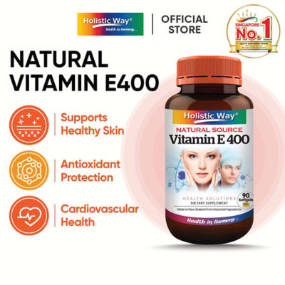 Holistic Way Natural Source Vitamin E 400 (90s) 2