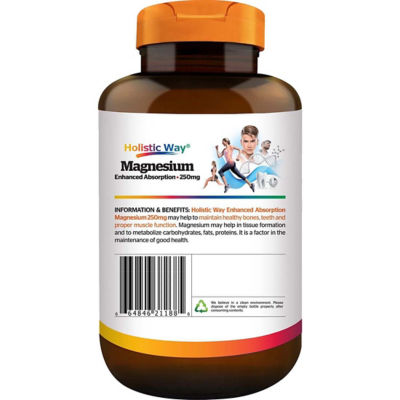 Buy Holistic Way Magnesium 250mg Online In Singapore Ishopchangi