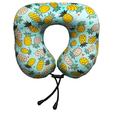 DQ Anti Bacterial Travel Neck Pillow - Pineapples