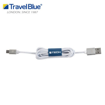 TRAVEL BLUE DELUXE MICRO USB DATA SYNC AND CHARGE CABLE 5