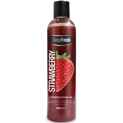 Buy Deep Fresh Exfoliating Shower Gel Strawberry 400ml Online in