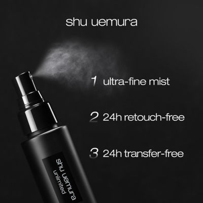 SHU UEMURA 植村秀「哑光小黑胶」羽纱持妆哑光定妆喷雾 100ml 8