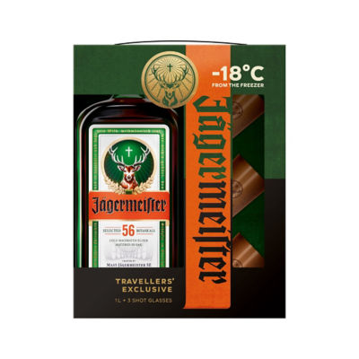 Jagermeister パブミラー 未使用 非売品 Buy JAGERMEISTER TRAVELERS' EXCLUSIVE GP WITH 3 SHOT CUPS 35