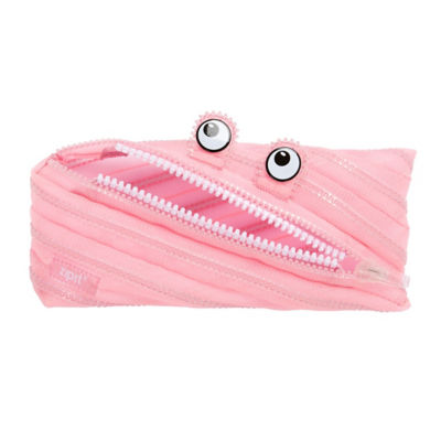 ZIPIT MESH MONSTER POUCH PINK 1
