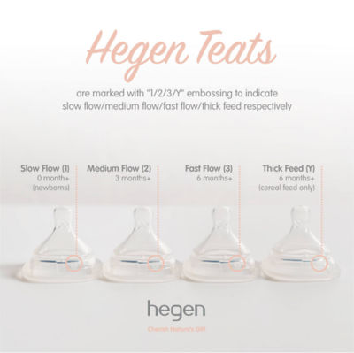 Hegen Teat Extra Slow Flow 2-Pack 4