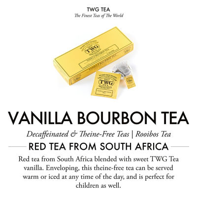 【在庫限り】TWG TEA VANILLA BOURBON TEA 3箱 Buy TWG Tea | Vanilla Bourbon Tea Cotton Teabags Online in