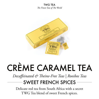 Buy TWG Tea | Crème Caramel Tea Cotton Teabags Online in Singapore
