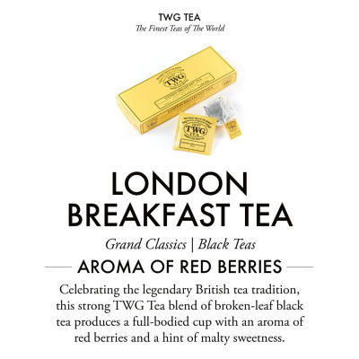 TWG Tea | London Breakfast Tea Cotton Teabags 2