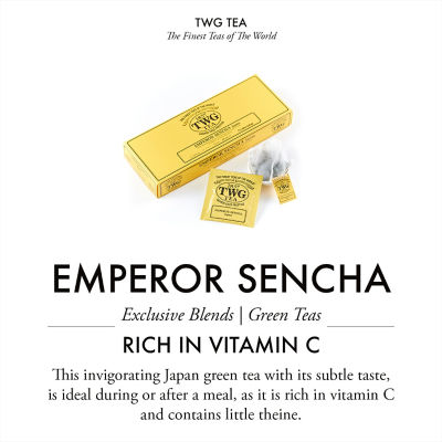 Buy TWG Tea | Emperor Sencha Cotton Teabags Online in Singapore