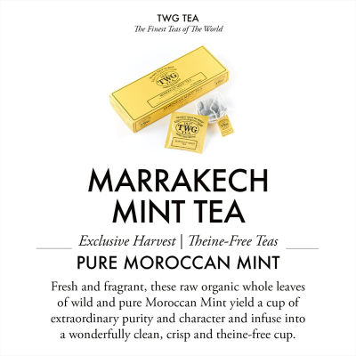 TWG Tea | Marrakech Mint Tea Cotton Teabags 3