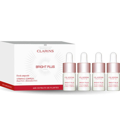 CLARINS BRIGHT PLUS 美容液 8ml x 4本 ブライトプラス フレッシュ